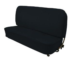 Acme U105 2295 Front Black Smooth Vinyl Bench Seat Upholstery Automotive