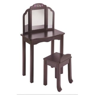 Guidecraft Personalized Expressions Vanity and Stool Set