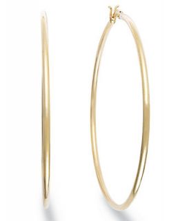 Giani Bernini 24k Gold over Sterling Silver Earrings, Large Hoop Earrings   Earrings   Jewelry & Watches