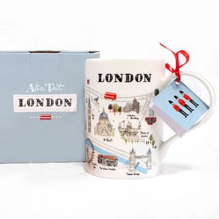 map of london mug by the alice tait shop