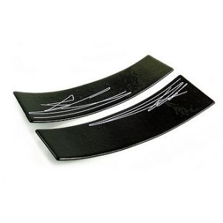 squiggle glass platter by georgina griffiths