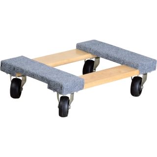 Ironton Carpeted Mover's Dolly — 1,000-Lb. Capacity, 18in. x 12in.  Dollies   Accessories