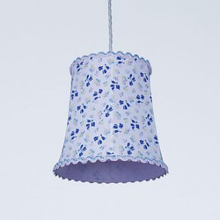 vintage poodle fabric handmade lampshade by belle & vidére