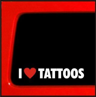 I heart Tattoos Sticker ink Girl sexy lips kiss jdm hot car Automotive
