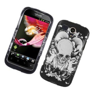 Eagle Cell PIHWU8680G2D101 Stylish Hard Snap On Protective Case for Huawei myTouch U8680   Retail Packaging   Skull with Angel Cell Phones & Accessories
