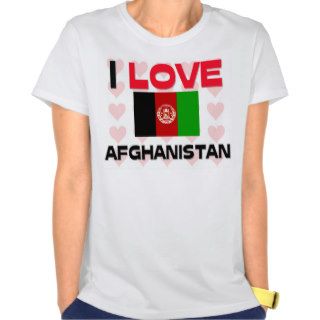 I Love Afghanistan Tshirts