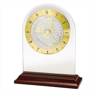 Howard Miller® World Time Arch Quartz Table Clock