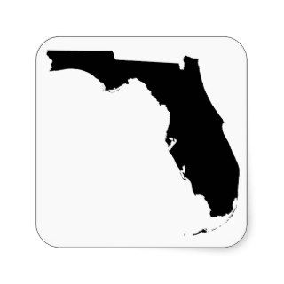 Florida in Black and White Sticker