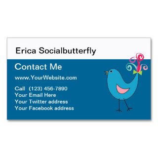 Social Network Business Cards