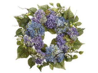 Shop Silk Plants Direct Hydrangea Wreath (Pack of 2) at the  Home Dcor Store. Find the latest styles with the lowest prices from Silk Plants Direct