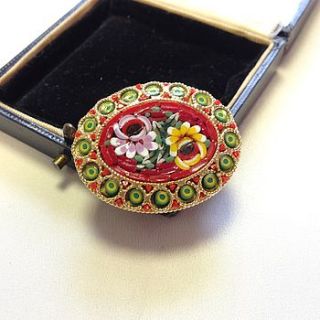 vintage mosaic brooch by iamia