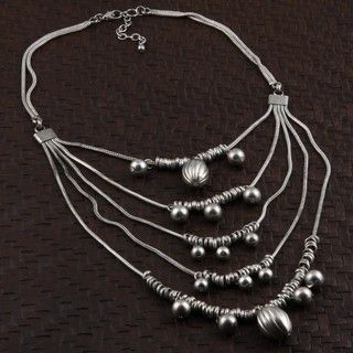 The Chain Charms Multi strand Necklace (India) Necklaces