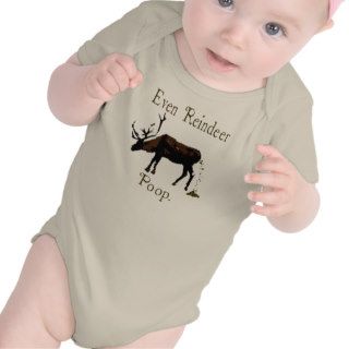 Reindeer Poop Funny Christmas Baby Shirt