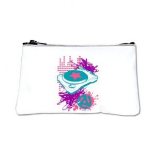 Artsmith, Inc. Coin Purse (2 Sided) Neon Turntable 60s 70s 80s 90s Vinyl DJ Music Clothing
