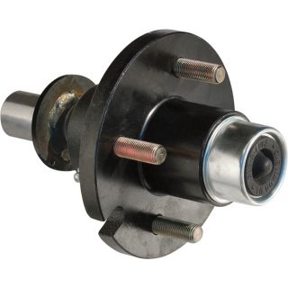 Tie Down Engineering 4-Lug Hub/Spindle End Unit for Build Your Own Trailer Axle System — 1350-Lb. Capacity Per Hub, Model# 80115  Hubs