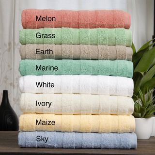 Sarina Ringspun 10 piece Towel Set Bath Towels