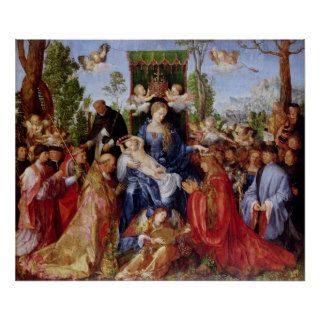 The Festival of the Rosary, 1506 Poster