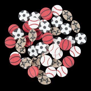 Sports Erasers   48 per pack Toys & Games