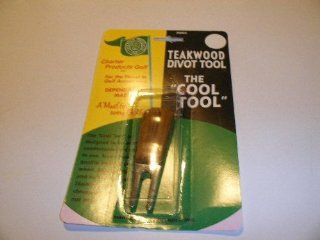 TeakWood Golf Divot Tool The Cool Tool Woody Gift Item  Sports & Outdoors