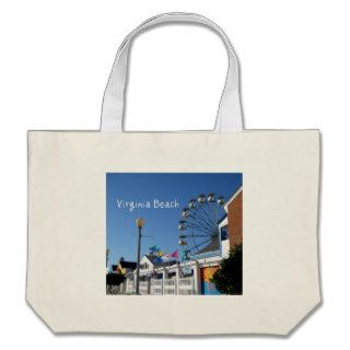 Virginia Beach Amusement Park Canvas Bag