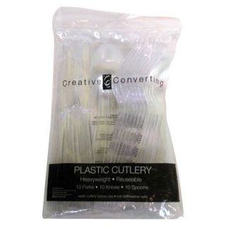 Plastic Cutlery Clear 30 ct.