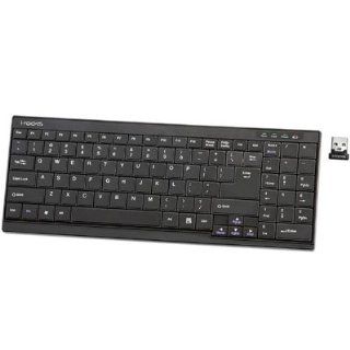 Irocks Rf6490bk Black Min Wireless Keyboard Usb Rf Ultra Slim Computers & Accessories