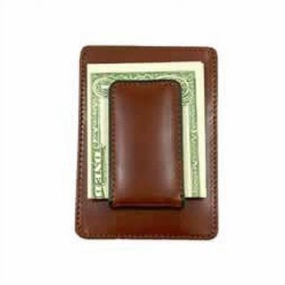 Bosca Old Leather Money Clip with Outside Pocket