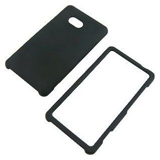 Black Rubberized Protector Case for Nokia Lumia 810 Cell Phones & Accessories
