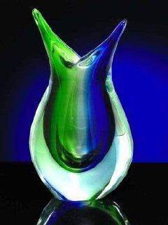 Shop Murano Glass Blue/Green Vase at the  Home D�cor Store