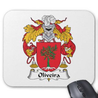 Oliveira Family Crest Mouse Mats