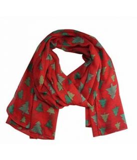 christmas tree scarf by bella bazaar