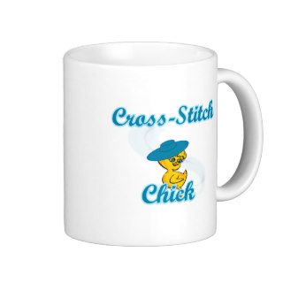 Cross Stitch Chick #3 Coffee Mug