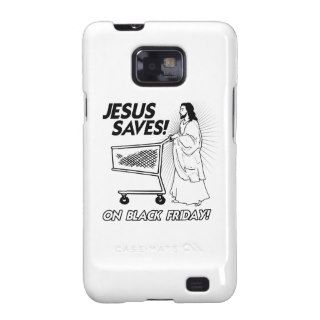 JESUS SAVES ON BLACK FRIDAY  .png Galaxy SII Cases