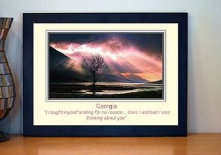 personalised photography print sky scene by alphabet interiors