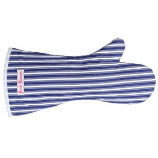 navy stripe oven glove by posh pinnies