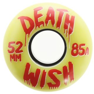 Deathwish Tunnel Vision Skateboard Wheels Yellow/Red 52mm