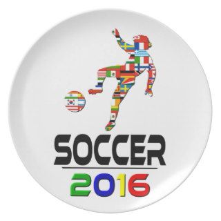 2016Soccer Party Plates