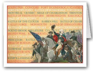 Famous Revolutionary War Battles note card  10 Boxed Cards & Envelopes Health & Personal Care