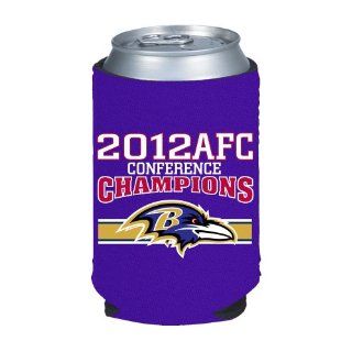 2012 AFC Champions Baltimore Ravens NFL Football Collapsible Can Holder Koozie Cooler  Sports Fan Cold Beverage Koozies  Sports & Outdoors