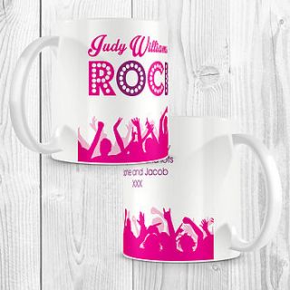 mother's day mug   mum rocks by able labels
