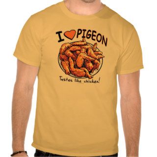 Funny Pigeon Wing Plate by Mudge Studios Shirt