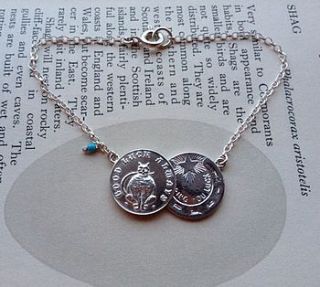 double coin bracelet by becca jewellery