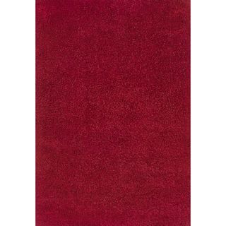 Red Shag Indoor Area Rug Style Haven 7x9   10x14 Rugs