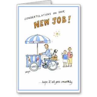 Greetings card   congratulations on your new job