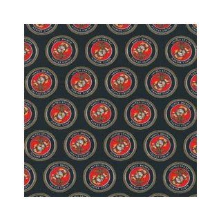 United States Marine Corps Cotton Fabric By the Yard   Flat Sheets