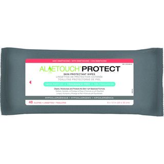 Medline Aloetouch PROTECT Dimethicone Skin Protectant Wipes, Fragrance Free (Pack of 12) Medline Disposable Wipes