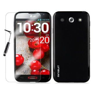 MiniSuit Bundle for LG Optimus G Pro   TPU Rubberized Case, Screen Protector, Stylus Cell Phones & Accessories