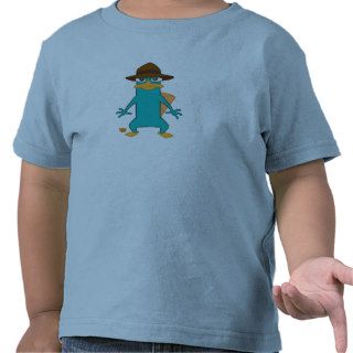 Phineas and Ferb Agent P platypus in hat standing T shirt
