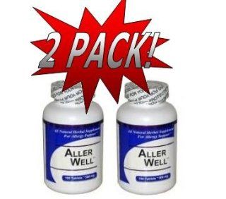 Aller Well (100 Tablets)   Concentrated Herbal Extract   Dietary Supplement 2 Pack Health & Personal Care