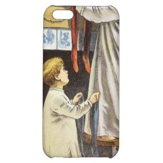 Vintage Christmas, Children Hanging Stockings Case For iPhone 5C